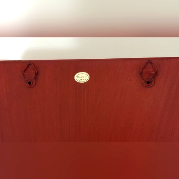 Vintage Art Deco Southern Living At Home Red Sassy Wall Shelves / Sconces - Picture 6 of 6